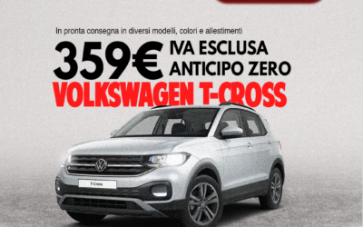 OFFERTA APRILE 2024 VOLKWAGEN T-CROSS